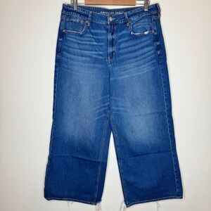 American Eagle Wide Leg Baggy Jean Size 14